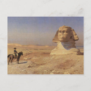 Jean-Leon Gerome- Bonaparte Voor de Sphinx Briefkaart