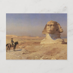 Jean-Leon Gerome- Bonaparte Voor de Sphinx Briefkaart