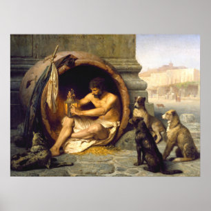 Jean-Léon Gérôme Diogenes - Filosofie Poster