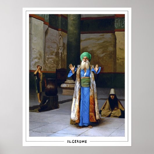 Jean-Léon Gérôme Zedign Affiche d'art #26 (Devant)