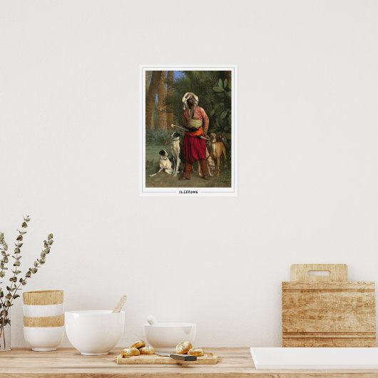 Jean-Léon Gérôme Zedign Art Poster #188 (Keuken)