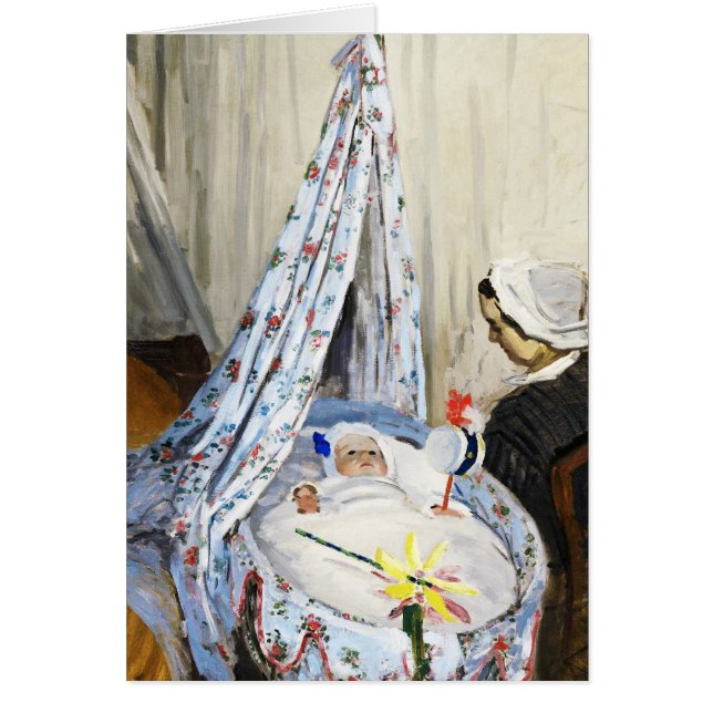 Jean Monet in de Cradle Claude Monet cool, oud, (Voorkant)