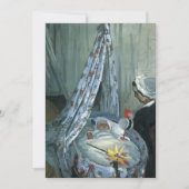 Jean Monet in Zijne Cradle door Claude Monet Invit (Voorkant)