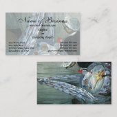 Jean Monet in Zijne Cradle door Claude Monet Visitekaartje (Voorkant / Achterkant)