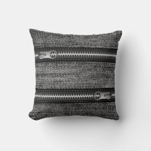jean noir coussin et fermeture éclair