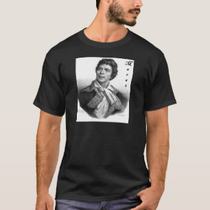 Jean-paul_marat_1 publiek domein met zwartmakerij t-shirt