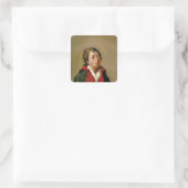 Jean-Paul Marat Vierkante Sticker (Tas)