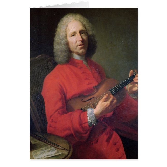 Jean-Philippe Rameau met een Violin (Voorkant)