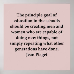 jean piaget poster