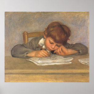 Jean Tekening door Pierre Renoir, Vintage Fijne Ku Poster