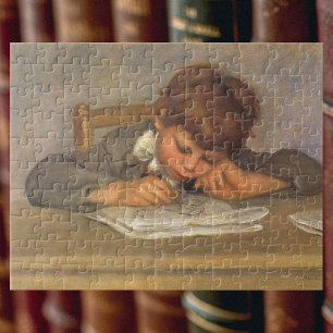 Jean Tekening door Pierre Renoir, Vintage Fine Art Legpuzzel