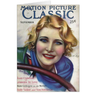 Jeanette Loff 1929 Movie Magazine Kaart