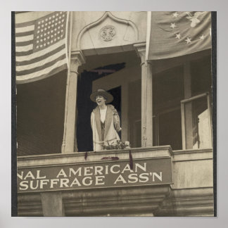 Jeanette Rankin - Eerste Congreslid Poster