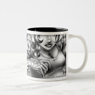 Jeanie, tasse monochrome de logo