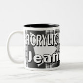 Jeanie, tasse monochrome de logo (Gauche)