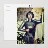 Jeanne d'Arc (Albert Lynch illustratie) Briefkaart (Voorkant / Achterkant)