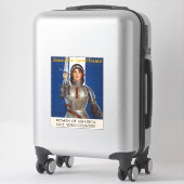 Jeanne d'Arc: De dienstmeid van Orléans, ridder he Sticker (Koffer)