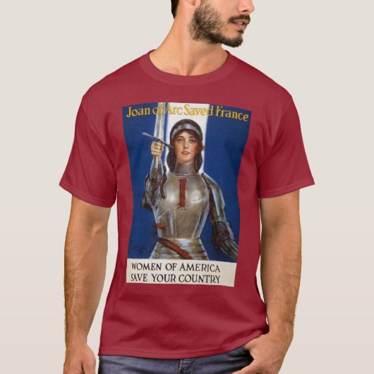 Jeanne d'Arc: De dienstmeid van Orléans, ridder he T-shirt (Voorkant)