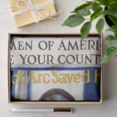 Jeanne d'Arc: De dienstmeid van Orléans, ridder he Tissuepapier (Geschenk)