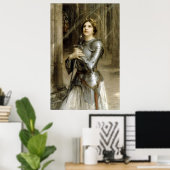 Jeanne d'Arc door Charles-Amable Lenoir Poster (Thuiskantoor)