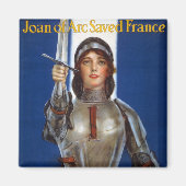 Jeanne d'Arc Franse heldin ridder nationale held Magneet (Voorkant)