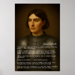 Jeanne d'Arc - Het testament van de meid Poster