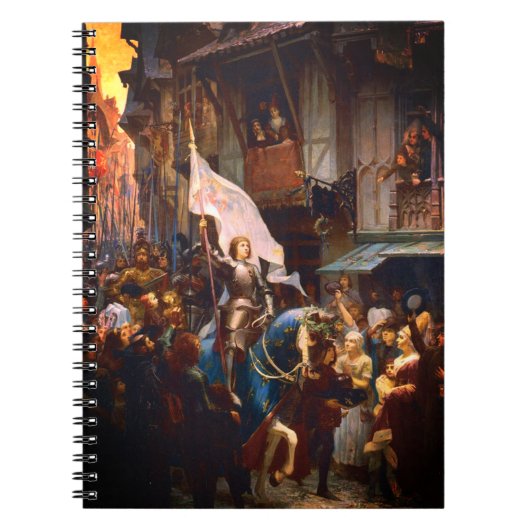 Jeanne d'Arc komt Orléans binnen Notitieboek (Voorkant)
