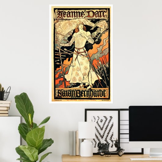 Jeanne D'arc Poster (Thuiskantoor)