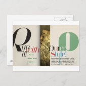 Jeanne Dürer Style Briefkaart (Voorkant / Achterkant)