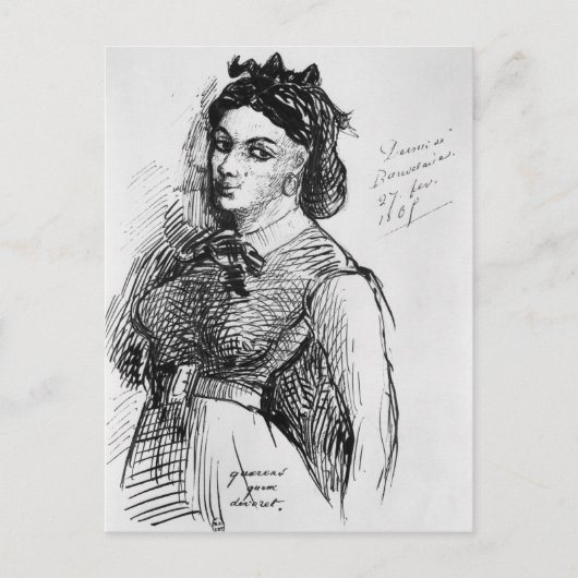 Jeanne Duval, 1865 Briefkaart (Voorkant)