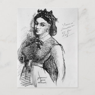 Jeanne Duval, 1865 Briefkaart