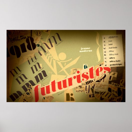 Jeanne: Futuristes Poster (Voorkant)