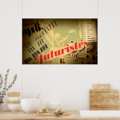 Jeanne: Futuristes Poster (Keuken)