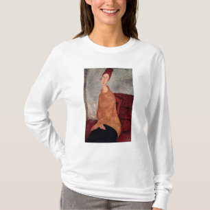 Jeanne Hebuterne in een Gele Jumper, 1918-1919 T-shirt