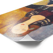 Jeanne Hebuterne portret van Amedeo Modigliani Foto Afdruk (Hoek)