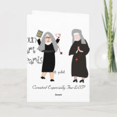 Jeanne Jugan haalt Wenskaarten aan Kaart (Achterkant)