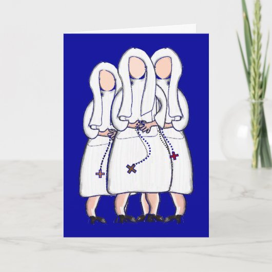 Jeanne Jugan Zuster Kunst Kaarten-Blanco Binnenkan Kaart (Voorkant)