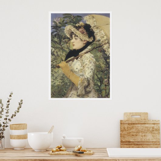 Jeanne: Lente, 1881 Edouard Manet Poster (Keuken)