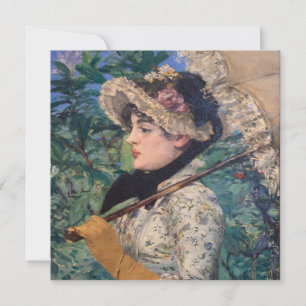 Jeanne (Lente) Door Édouard Manet Feestdagenkaart