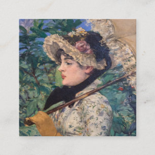 Jeanne (Lente) Door Édouard Manet Informatiekaartje