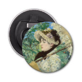 Jeanne (Lente) Edouard Manet Button Flesopener (Voorkant)