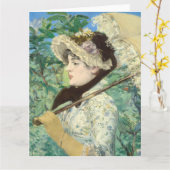 Jeanne (Lente) Edouard Manet   Kaart (Gele Bloem)