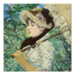 Jeanne (Lente) Edouard Manet Perfect Poster