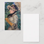 Jeanne (lente) van Édouard Manet Advieskaart (Voorkant / Achterkant)