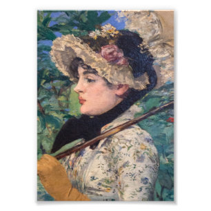 Jeanne (lente) van Édouard Manet Foto Afdruk