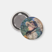 Jeanne (lente) van Édouard Manet Magneet (Voorkant / Achterkant)