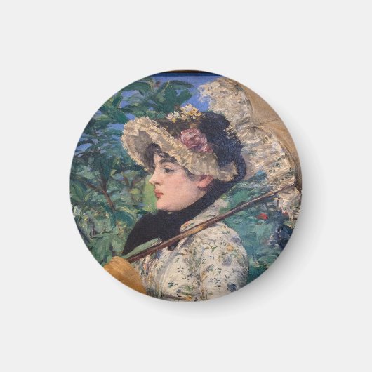Jeanne (lente) van Édouard Manet Magneet (Voorkant)