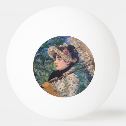 Jeanne (lente) van Édouard Manet Pingpongballen (Voorkant)