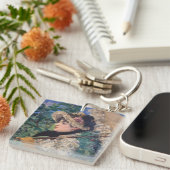 Jeanne (lente) van Édouard Manet Sleutelhanger (Voorkant Rechts)