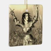 Jeanne of Arc Square Ornament (Rechts)